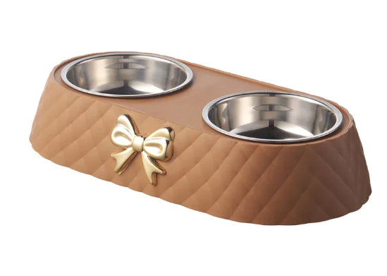 Favorite Pet Bowl with Elevated Stainless Steel Design