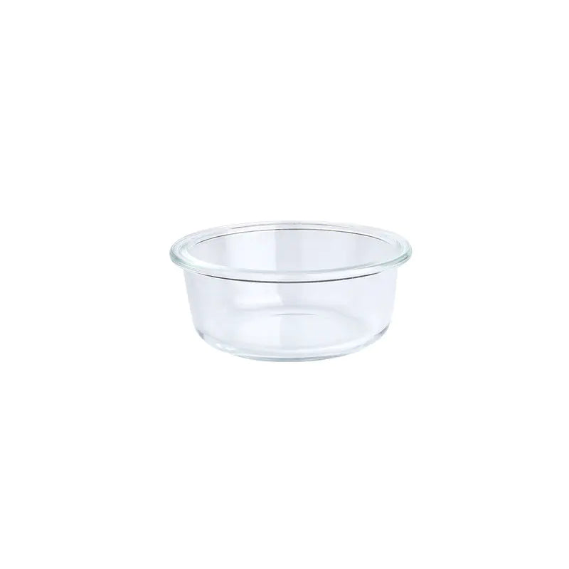 Elevated Slanted Glass Pet Bowl for Cats and Dogs