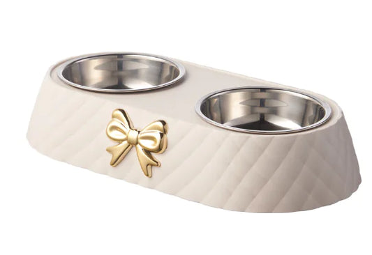 Favorite Pet Bowl with Elevated Stainless Steel Design